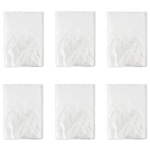 vidaXL Feuille anti-poussi&egrave;re 6 pcs Transparent 400 x 500 cm HDPE