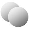 vidaXL Miroirs muraux 2 pcs 70 cm Rond Verre