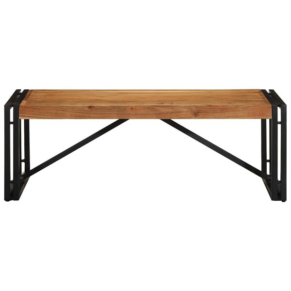 vidaXL Table basse 100x50x35 cm bois massif d'acacia