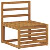 vidaXL Ensemble de canap&eacute; d'angle 9 pcs Naturel Bois d'Acacia Massif