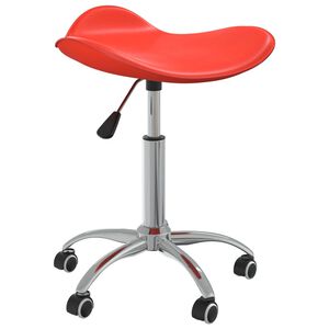 vidaXL Chaise de bureau Rouge Similicuir