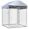 vidaXL Chenil ext&eacute;rieur avec toit 100 x 100 x 125 cm