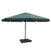 vidaXL Parasol de jardin avec base portable aluminium vert