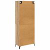 vidaXL Haut Armoire Montage mural Ch&ecirc;ne artisanal 69,5 x 34 x 180 cm