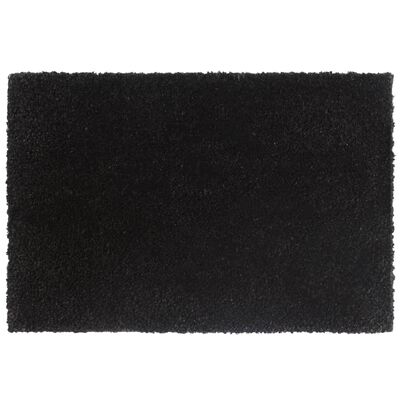 vidaXL Tapis de porte 5 pcs noir 40x60 cm fibre de coco touffeté