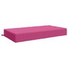 vidaXL Coussin d&rsquo;assise SOEST 100 % polyester Rose 120 x 80 x 15 cm