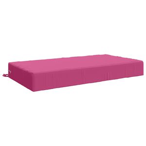 vidaXL Coussin d&rsquo;assise SOEST 100 % polyester Rose 120 x 80 x 15 cm