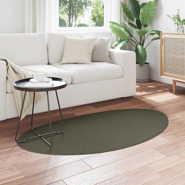 vidaXL Tapis de surface HUARTE Vert for&ecirc;t 80 x 150 cm Polyester