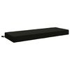 vidaXL Coussin de dos SOEST 100 % polyester Noir 120 x 40 x 10 cm