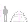 vidaXL Tente de plage 2 personnes libération rapide imperméable