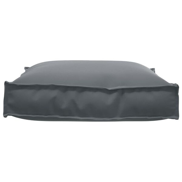 vidaXL Coussin Anthracite 70 x 70 x 12 cm Tissu Oxford