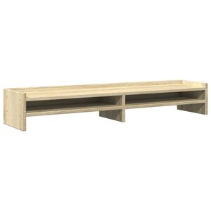 vidaXL Support de moniteur ch&ecirc;ne sonoma 100x24x16 cm bois d'ing&eacute;nierie
