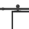 vidaXL Porte coulissante avec kit de quincaillerie 90x205 cm Verre ESG