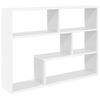 vidaXL &Eacute;tag&egrave;re Murale Montage mural Blanc 95 x 20 x 69,5 cm