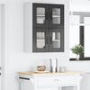 vidaXL Armoire de cuisine 2 pcs Noir 60 x 31 x 40 cm Bois d'ing&eacute;nierie