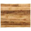 vidaXL Dessus de table bord vivant 90x80x3,8 cm bois de manguier brut