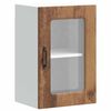 vidaXL Armoire murale de cuisine avec porte vitr&eacute;e "Kalmar" Bois d'ing&eacute;nierie ancien