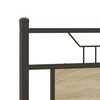 vidaXL Cadre de lit sans matelas ch&ecirc;ne sonoma 150x200 cm