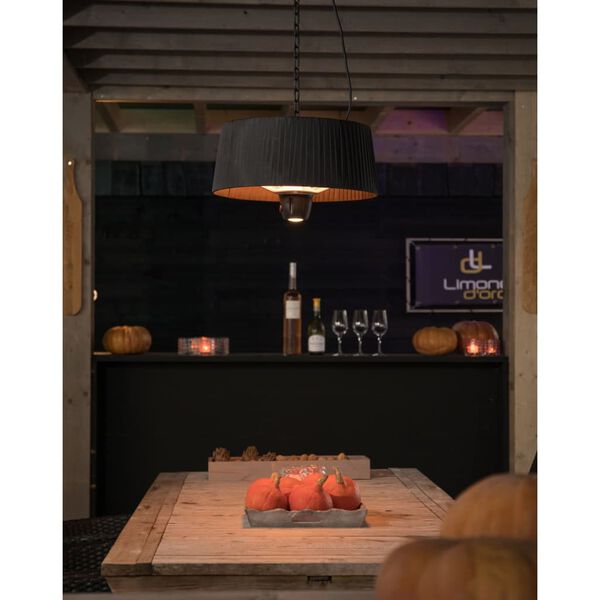 Sunred Chauffage suspendu Artix compact 1500W Halog&egrave;ne Noir ARTIX C-HB