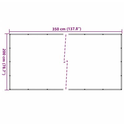 vidaXL Filet pour remorque vert 2x3,5 m PEHD