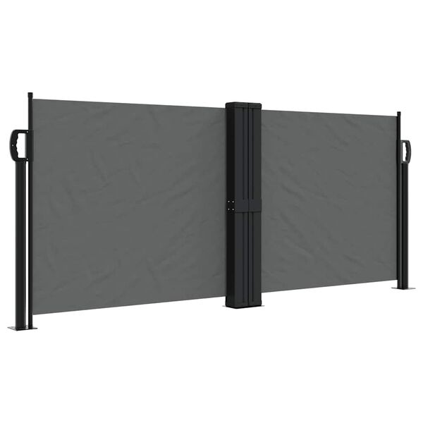 vidaXL Auvent lat&eacute;ral r&eacute;tractable anthracite 100x600 cm