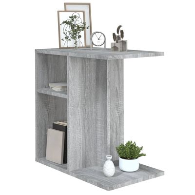 vidaXL Table d'appoint Sonoma gris 50x30x50 cm Bois d'ingénierie