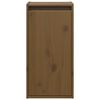 vidaXL Armoires murales 2pcs Marron miel 30x30x60cm Bois de pin massif
