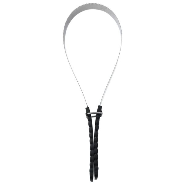 vidaXL Lame d'&eacute;pluchage double face argent&eacute; acier inoxydable