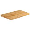 vidaXL Dessus de table 70x40x2,5 cm bord vivant bois massif manguier