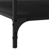 vidaXL Table basse Ch&ecirc;ne noir 100 x 100 x 40 cm Bois d'ing&eacute;nierie