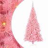 vidaXL Sapin de No&euml;l Rose 210 cm PVC