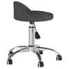 vidaXL Tabouret de massage Gris Similicuir