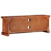 vidaXL Meuble TV avec portes 112x30x40 cm bois d'acacia massif