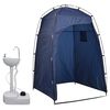 vidaXL Support de lavage des mains de camping portable avec tente 20 L