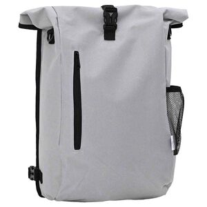 vidaXL Sac à vélo Gris 31 x 13 x 58 cm Polyester
