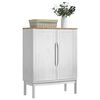 vidaXL Buffet FLORO Blanc 70 x 30 x 70,5 cm Bois de Pin Massif