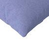 vidaXL Coussins de canapé 2 pcs Bleu 120 x 40 cm tissu