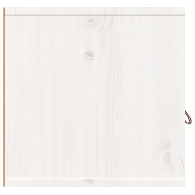vidaXL Armoire murale blanc 60x30x30 cm Bois de pin massif
