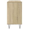 vidaXL Armoire salle de bain ch&ecirc;ne sonoma 80x33x60cm bois d'ing&eacute;nierie