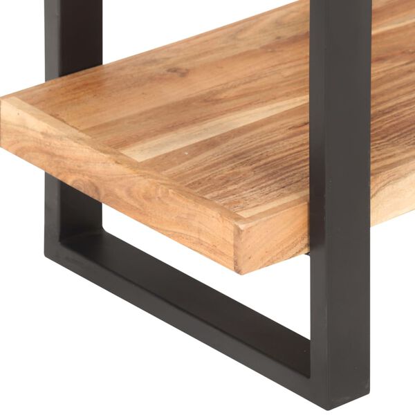 vidaXL Biblioth&egrave;que &agrave; 4 niveaux 120x40x180 cm Bois d'acacia massif