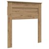 vidaXL Cadre de lit Ch&ecirc;ne artisan 75 x 190 cm Bois de pin massif