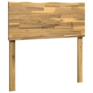 vidaXL T&ecirc;te de lit en bois brut ROSTOCK Blanc 90 cm