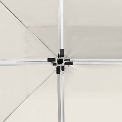 vidaXL Tente de réception pliable avec parois Aluminium 4,5x3 m Crème