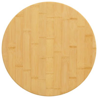 vidaXL Dessus de table Ø30x2,5 cm bambou