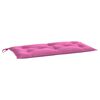 vidaXL Coussin de banc de jardin rose 110x50x7 cm tissu