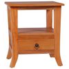 vidaXL Table de chevet 40x40x45 cm Bois massif d'acajou