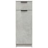 vidaXL Armoire de salle de bain gris béton 32x34x90 cm