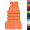 vidaXL Ensemble de serviettes 12 pcs orange 360 g/m&sup2; 100% coton