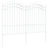 vidaXL Cl&ocirc;ture de jardin WOERDEN 240 x 190 cm Acier peint par poudre