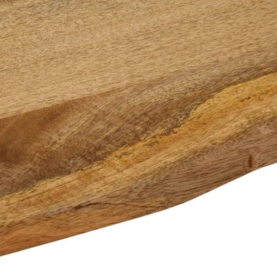 vidaXL Dessus de table 110x80x2,5 cm bord vivant bois massif manguier